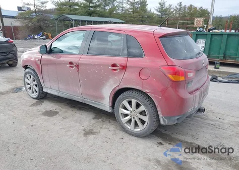 2014 Mitsubishi Outlander Sport Es from USA, damaged, VIN 4A4AR3AUXEE005996